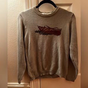 Adorable ORVIS rowboat sweater